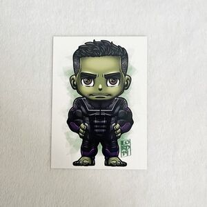 Hulk 5"x 7" Print By Lord Mesa